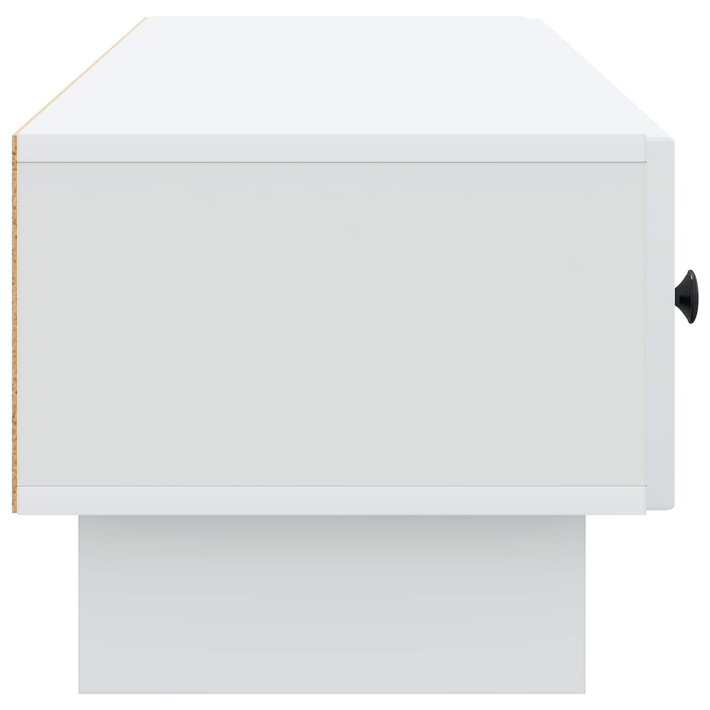 TV Cabinet with Drawer White 147 x 34.5 x 30 cm Engineered Wood