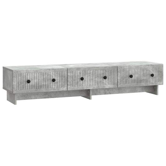 TV Cabinet Concrete Grey 147 x 34.5 x 30 cm Engineered Wood