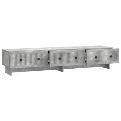 TV Cabinet Concrete Grey 147 x 34.5 x 30 cm Engineered Wood
