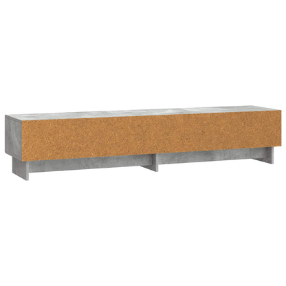 TV Cabinet Concrete Grey 147 x 34.5 x 30 cm Engineered Wood