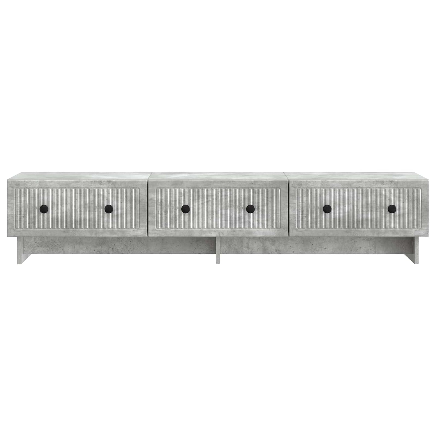 TV Cabinet Concrete Grey 147 x 34.5 x 30 cm Engineered Wood
