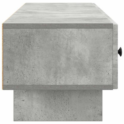 TV Cabinet Concrete Grey 147 x 34.5 x 30 cm Engineered Wood