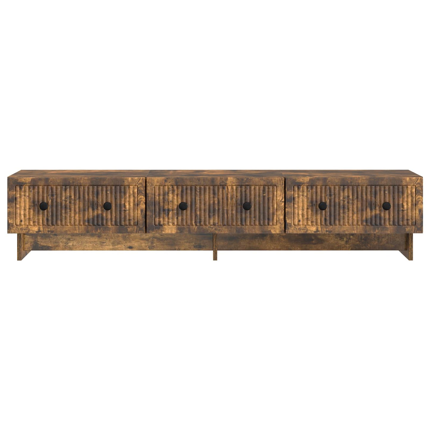 TV Cabinet Smoked Oak 147 x 34.5 x 30 cm Engineered Wood