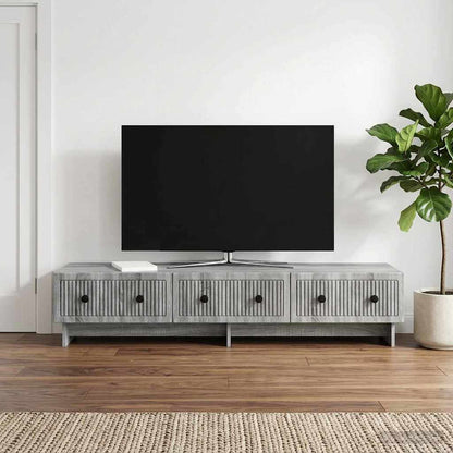 TV Cabinet Grey Sonoma 147 x 34.5 x 30 cm Engineered Wood