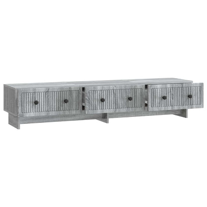 TV Cabinet Grey Sonoma 147 x 34.5 x 30 cm Engineered Wood