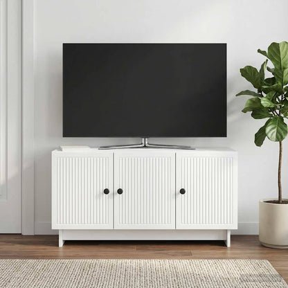 TV Cabinet White 99 x 34.5 x 50 cm Engineered Wood