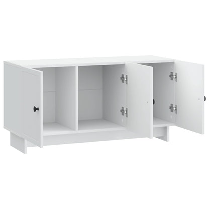 TV Cabinet White 99 x 34.5 x 50 cm Engineered Wood