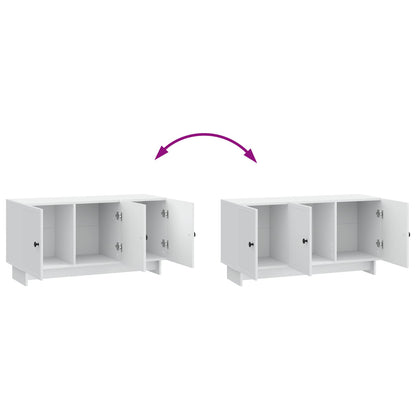 TV Cabinet White 99 x 34.5 x 50 cm Engineered Wood