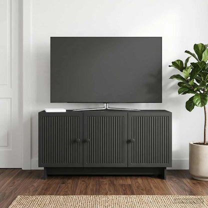 TV Cabinet Black 99 x 34.5 x 50 cm Engineered Wood