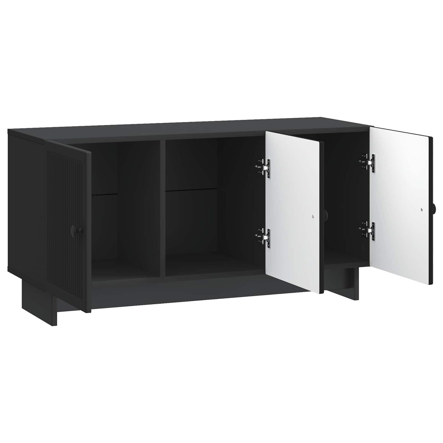 TV Cabinet Black 99 x 34.5 x 50 cm Engineered Wood