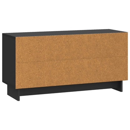 TV Cabinet Black 99 x 34.5 x 50 cm Engineered Wood