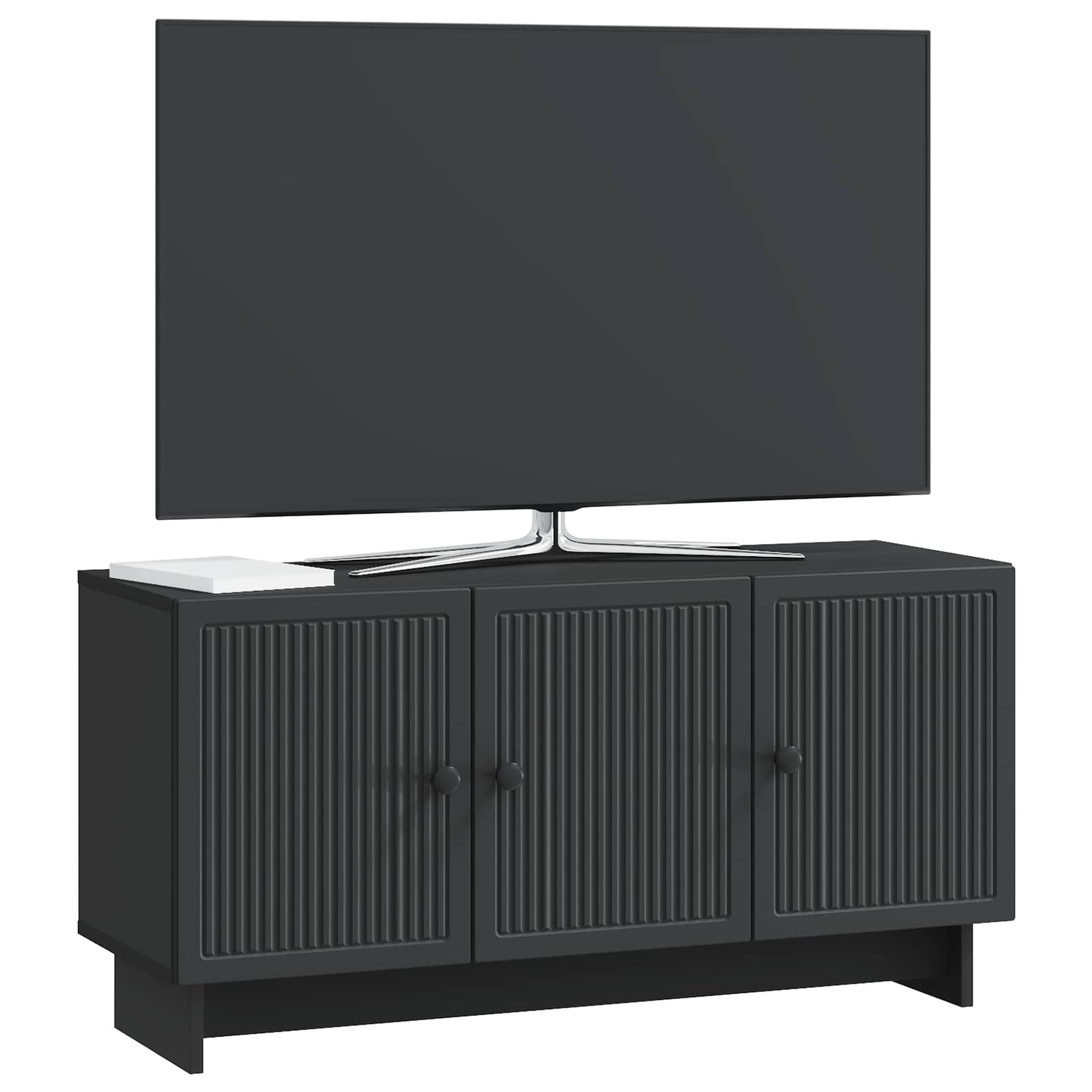 TV Cabinet Black 99 x 34.5 x 50 cm Engineered Wood