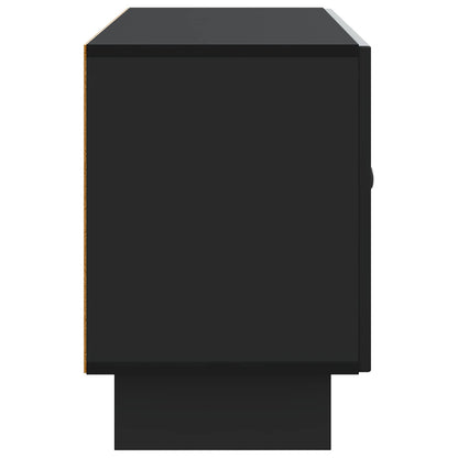 TV Cabinet Black 99 x 34.5 x 50 cm Engineered Wood