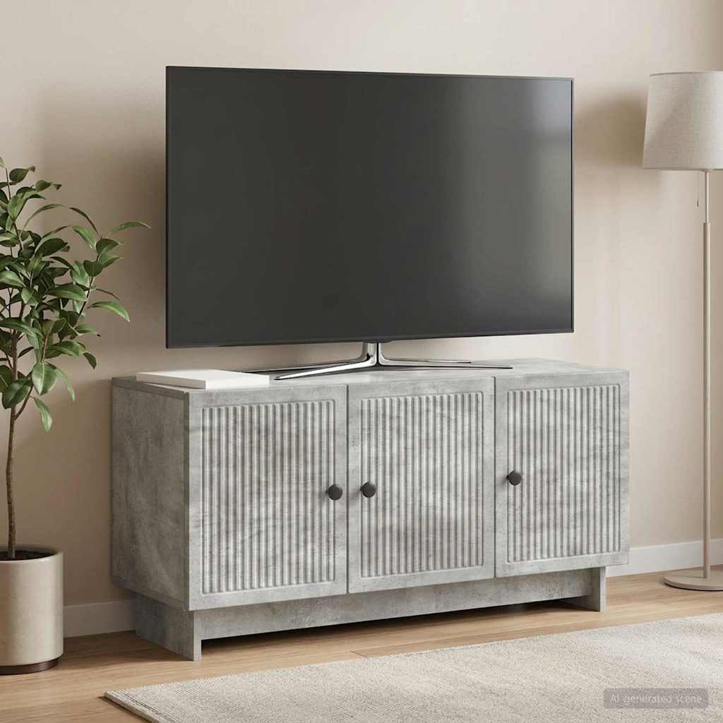 TV Cabinet Concrete Grey 99 x 34.5 x 50 cm Engineered Wood