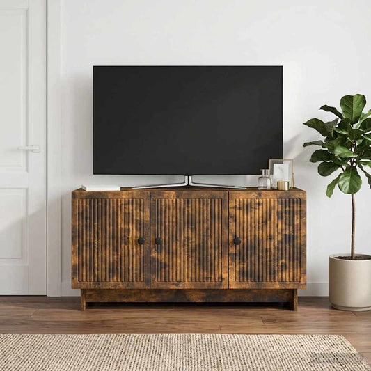 TV Cabinet Smoked Oak 99 x 34.5 x 50 cm Engineered Wood
