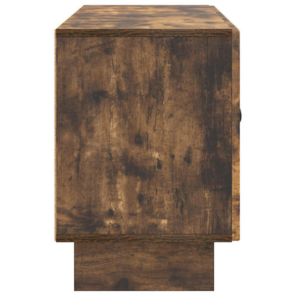 TV Cabinet 99 x 34.5 x 50 cm Smoked Oak Engineered Wood
