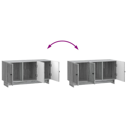 TV Cabinet 99 x 34.5 x 50 cm Grey Sonoma Engineered Wood