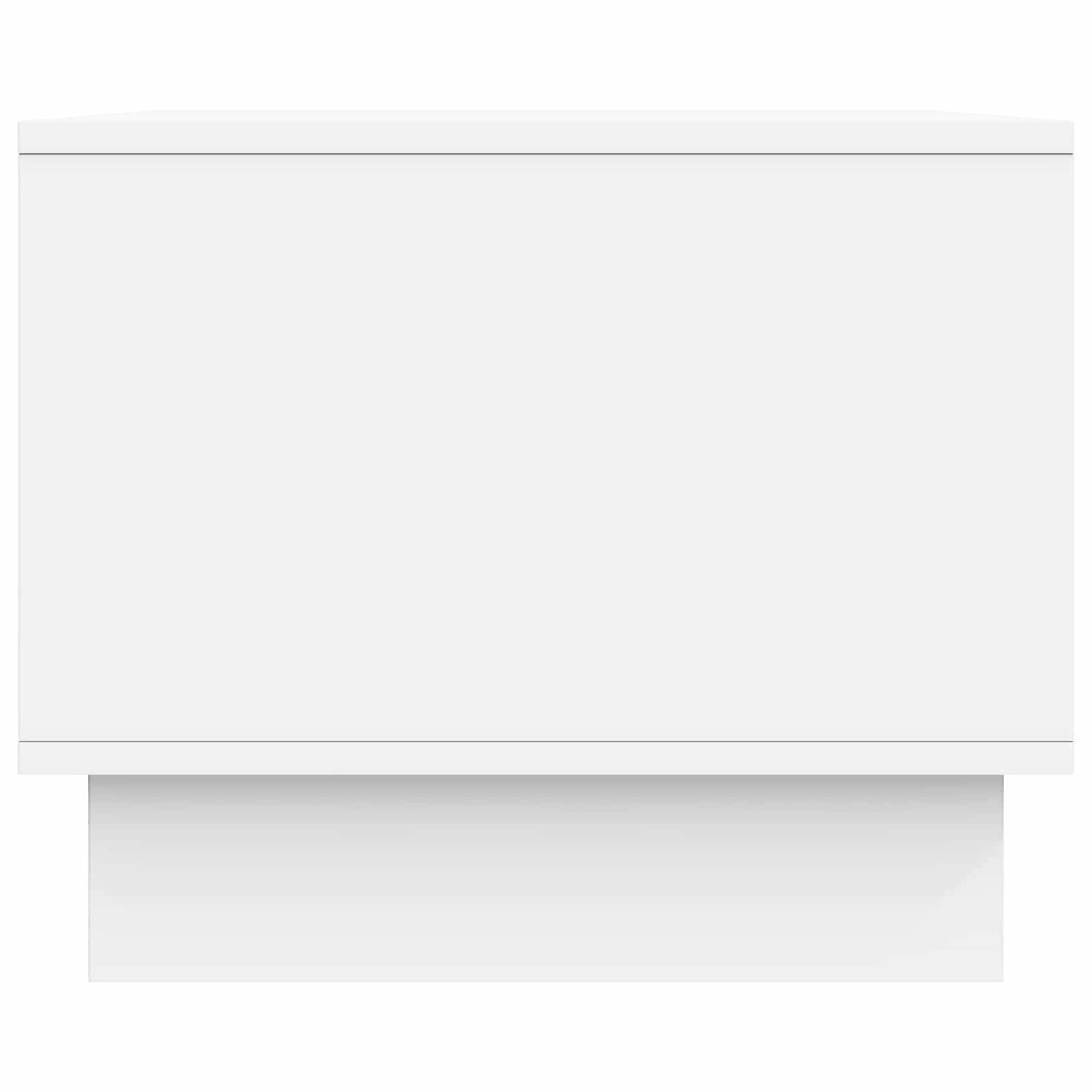 Coffee Table White 90 x 50 x 40 cm Engineered Wood