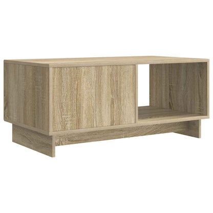 Coffee Table Sonoma Oak 90 x 50 x 40 cm Engineered Wood
