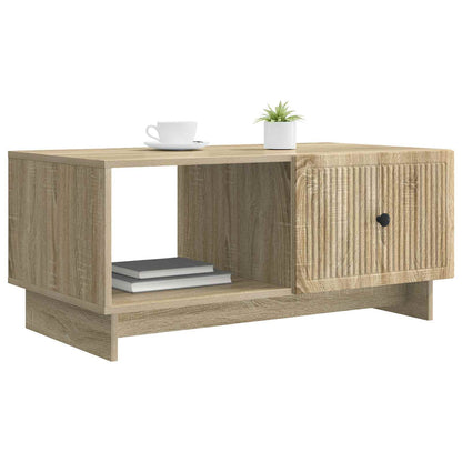 Coffee Table Sonoma Oak 90 x 50 x 40 cm Engineered Wood