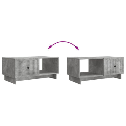 Coffee Table Concrete Grey 90 x 50 x 40 cm Engineered Wood