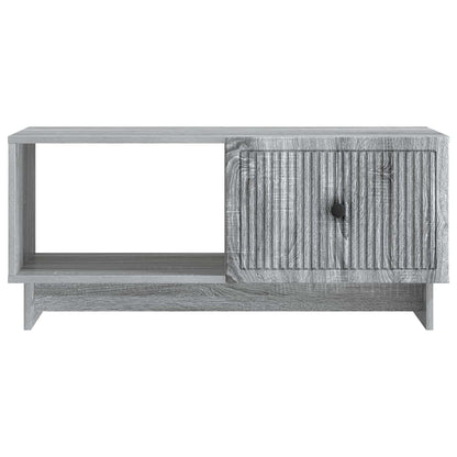 Coffee Table Grey Sonoma 90 x 50 x 40 cm Engineered Wood