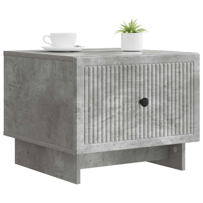 Coffee Table Concrete Grey 49 x 50 x 40 cm Engineered Wood