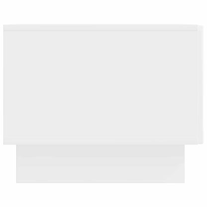 Coffee Table High Gloss White 49 x 50 x 40 cm Engineered Wood