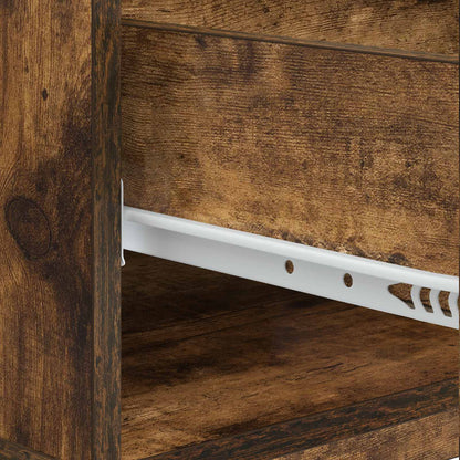 Coffee Table Smoked Oak 49 x 50 x 40 cm Engineered Wood