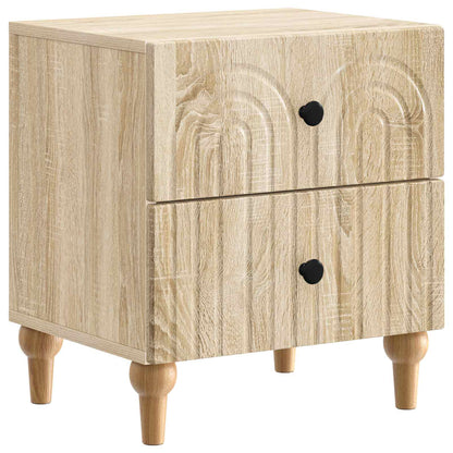 Bedside Cabinet Sonoma Oak 43 x 34.5 x 48 cm Engineered Wood