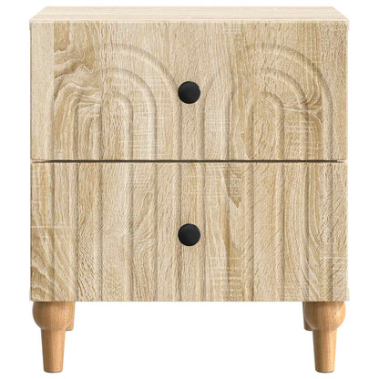Bedside Cabinet Sonoma Oak 43 x 34.5 x 48 cm Engineered Wood
