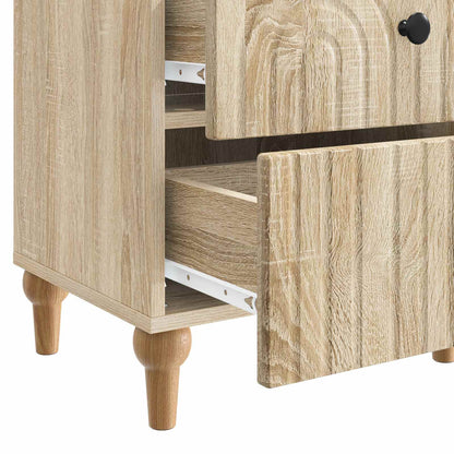 Bedside Cabinet 2 pcs Sonoma Oak 43 x 34.5 x 48 cm