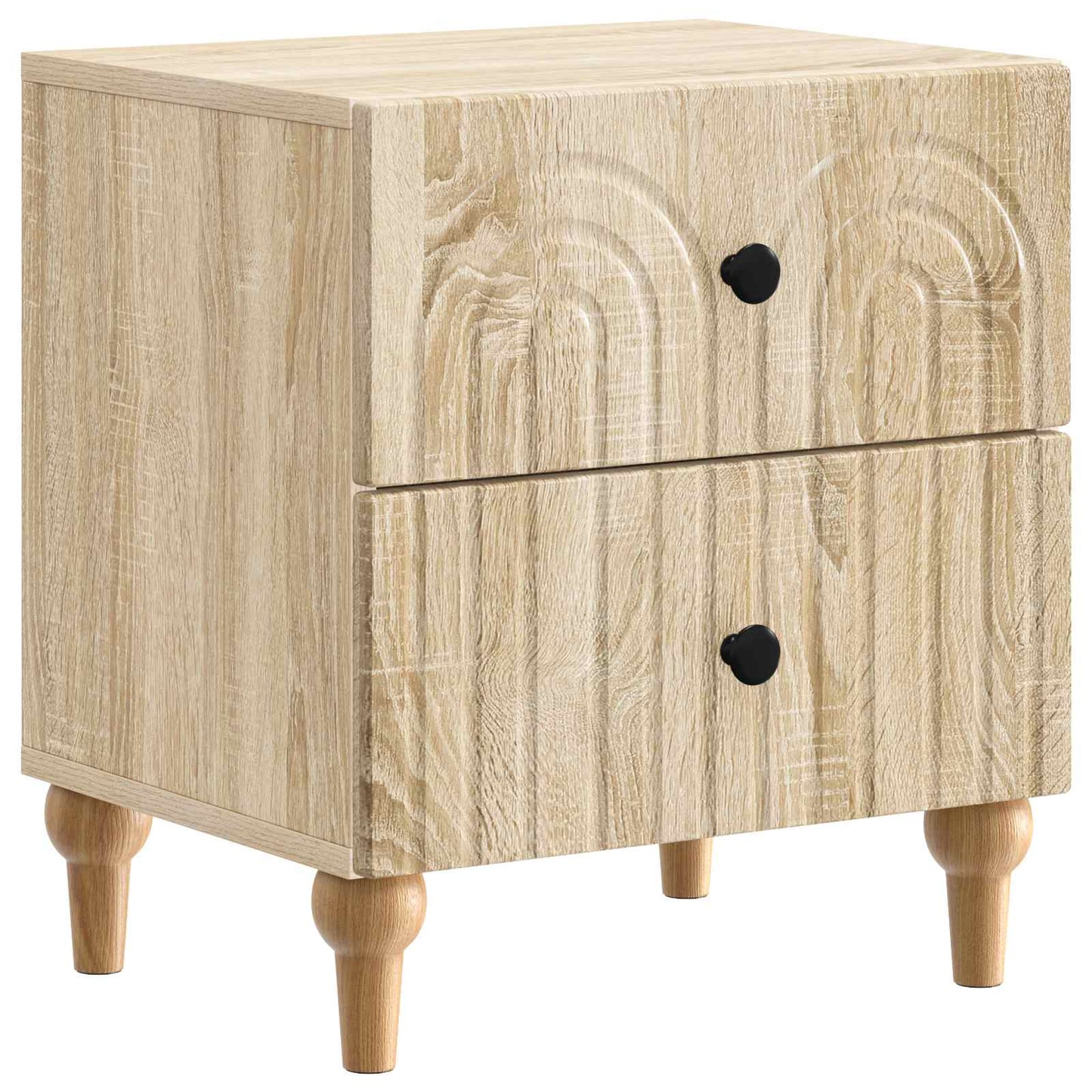 Bedside Cabinet 2 pcs Sonoma Oak 43 x 34.5 x 48 cm