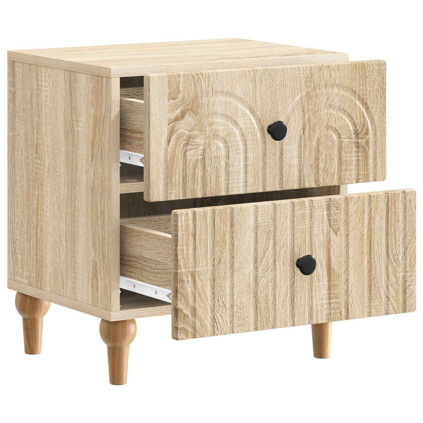 Bedside Cabinet 2 pcs Sonoma Oak 43 x 34.5 x 48 cm