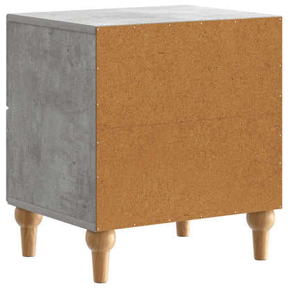 Bedside Cabinet Concrete Grey 43 x 34.5 x 48 cm Engineered Wood