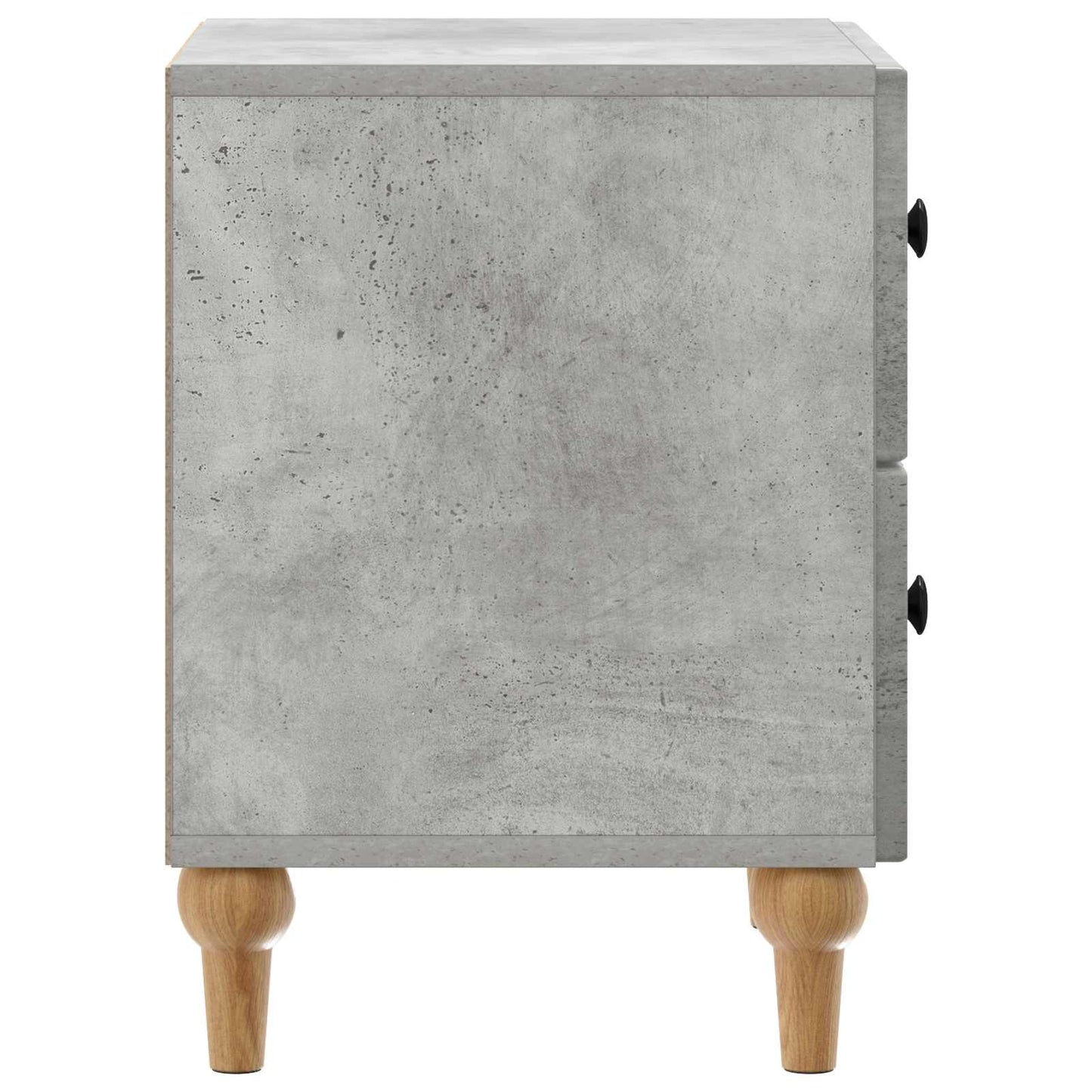 Bedside Cabinet Concrete Grey 43 x 34.5 x 48 cm Engineered Wood