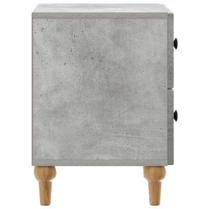 Bedside Cabinet Concrete Grey 43 x 34.5 x 48 cm Engineered Wood