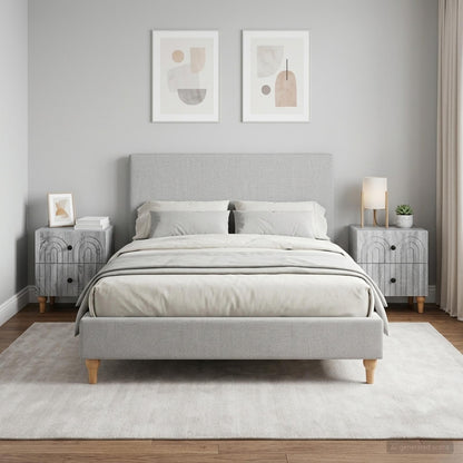 Bedside Cabinet with Drawer 2 pcs Grey Sonoma 43 x 34.5 x 48 cm