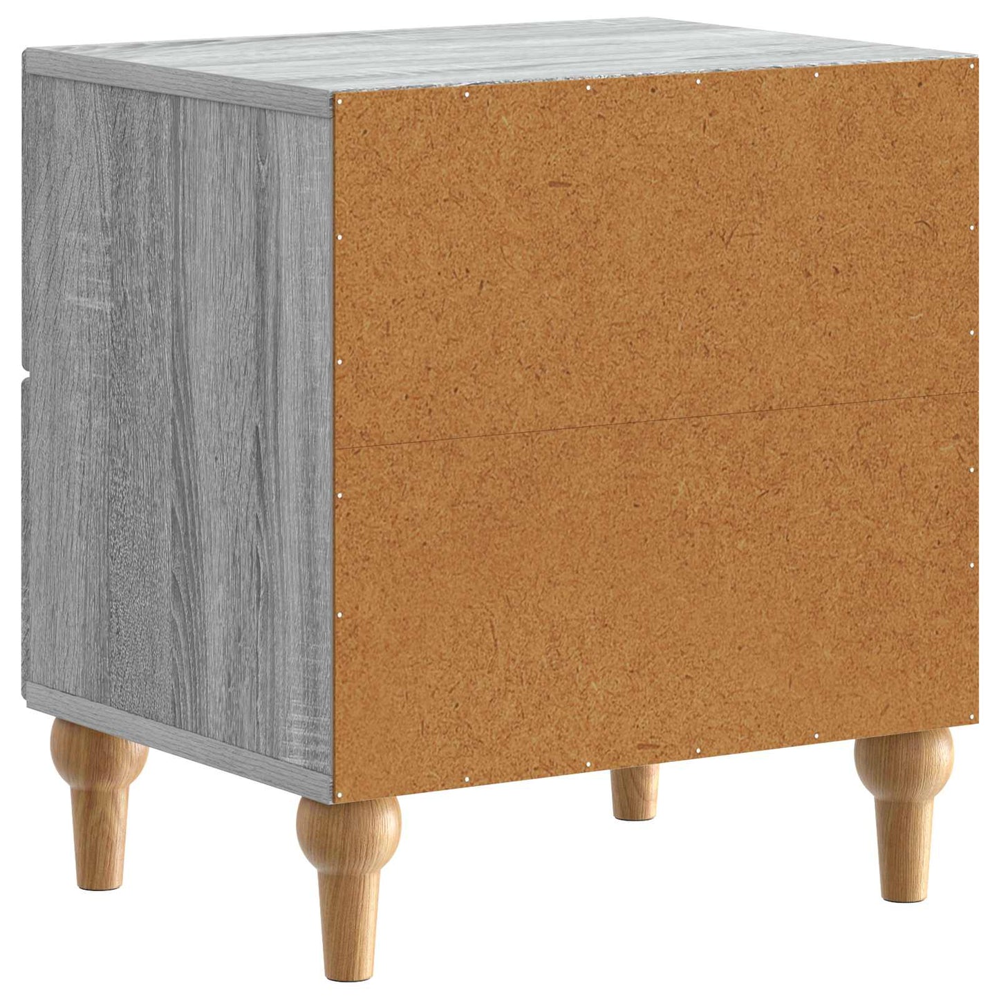 Bedside Cabinet with Drawer 2 pcs Grey Sonoma 43 x 34.5 x 48 cm