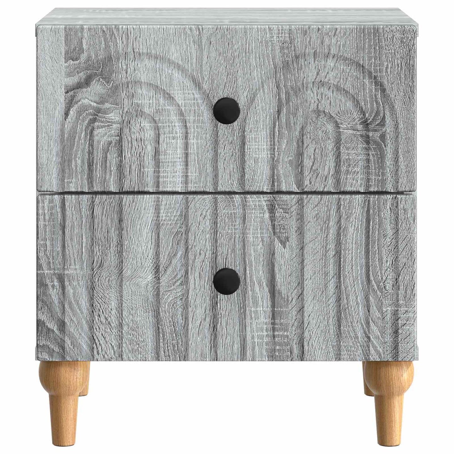 Bedside Cabinet with Drawer 2 pcs Grey Sonoma 43 x 34.5 x 48 cm