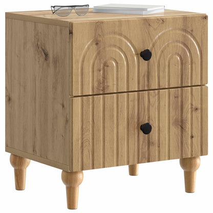 Bedside Cabinet Artisan Oak 43 x 34.5 x 48 cm Engineered Wood