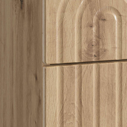 Bedside Cabinet with Drawer 2 pcs Artisan Oak 43 x 34.5 x 48 cm
