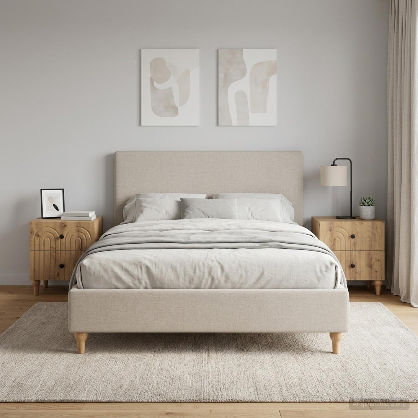 Bedside Cabinet with Drawer 2 pcs Artisan Oak 43 x 34.5 x 48 cm