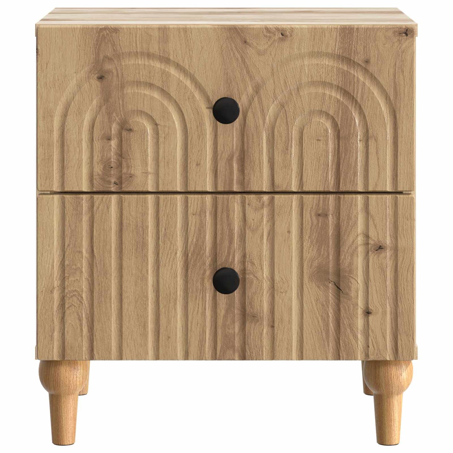 Bedside Cabinet 2 pcs Artisan Oak 43 x 34.5 x 48 cm