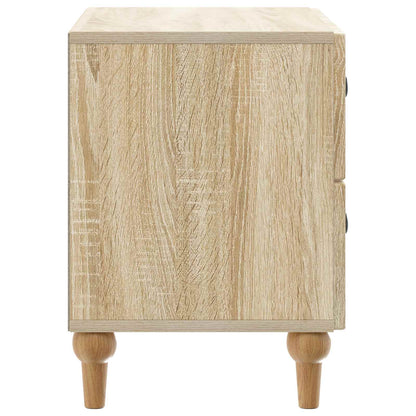 Bedside Cabinet Sonoma Oak 62 x 34.5 x 48 cm Engineered Wood