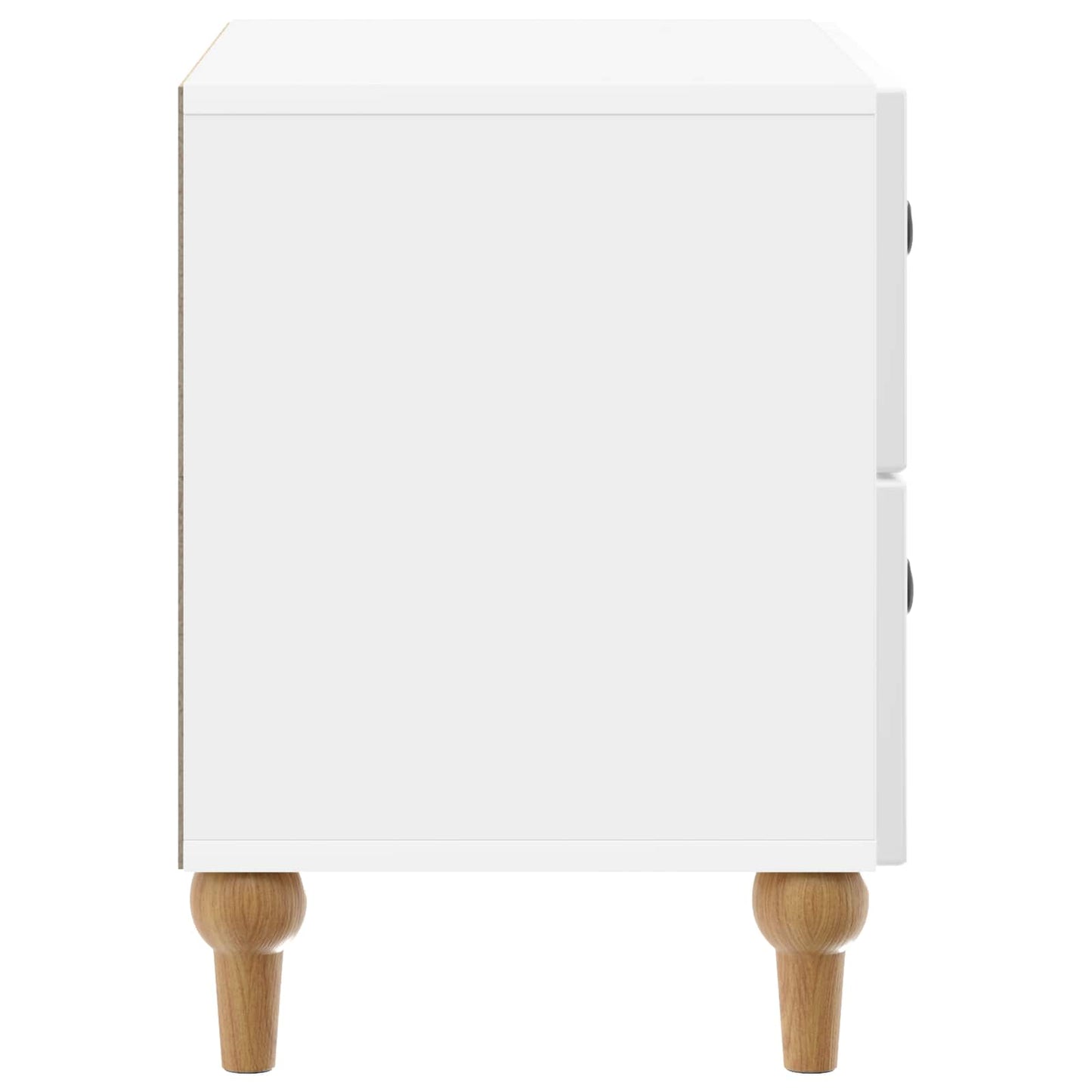 Bedside Cabinet with Drawer High Gloss White 62 x 34.5 x 48 cm