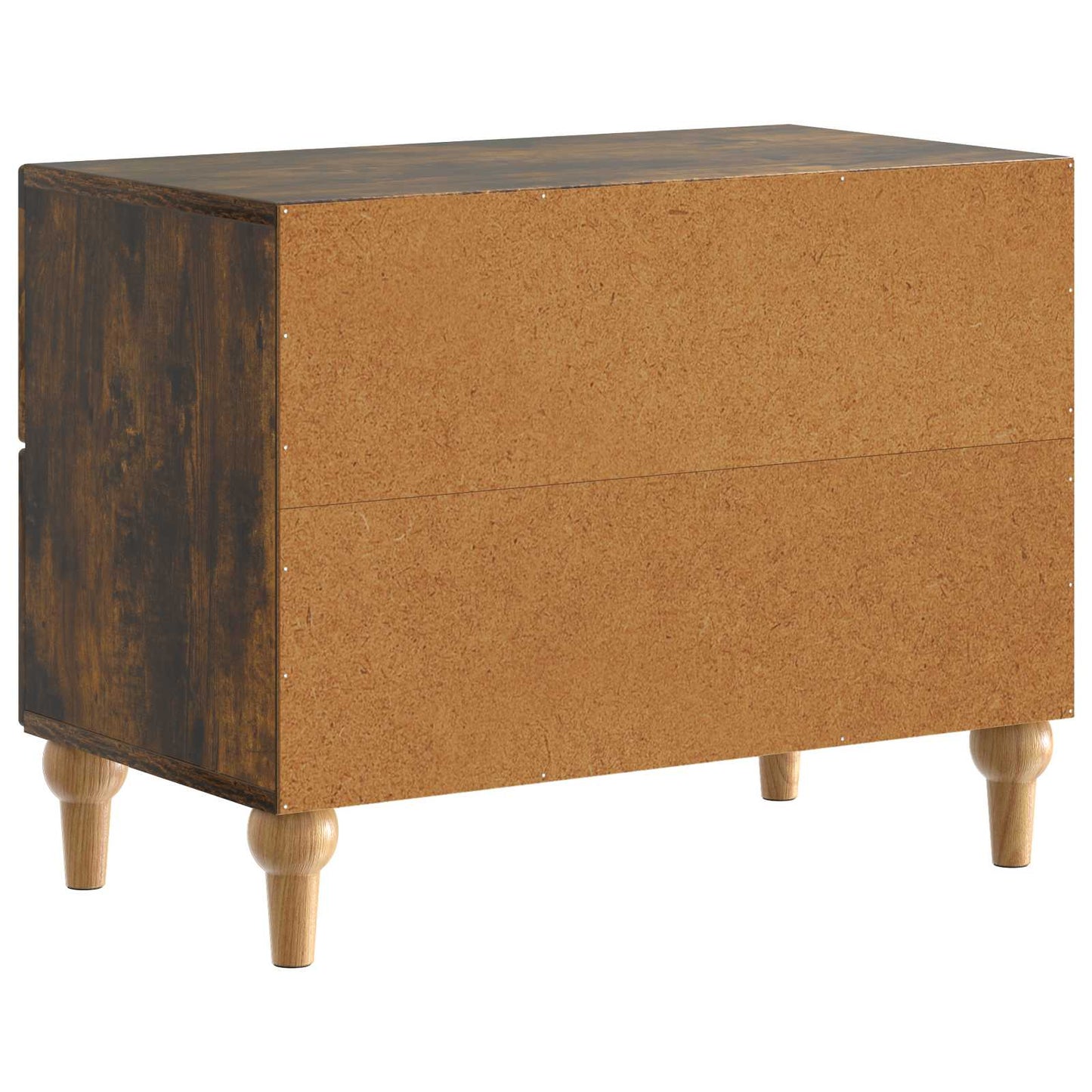 Bedside Cabinet Smoked Oak 62 x 34.5 x 48 cm Engineered Wood