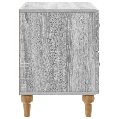 Bedside Cabinet Grey Sonoma 62 x 34.5 x 48 cm Engineered Wood