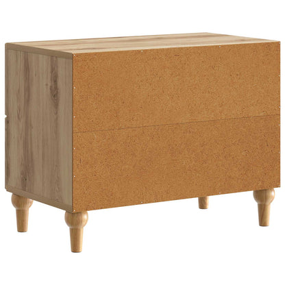 Bedside Cabinet Artisan Oak 62 x 34.5 x 48 cm Engineered Wood