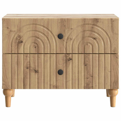 Bedside Cabinet Artisan Oak 62 x 34.5 x 48 cm Engineered Wood